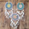 Dream catcher crochet multicolor 22cm