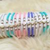 TUBE Bracelets Nacre et perles fimo pastel