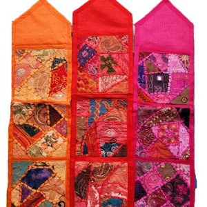 vide poche patchwork - orange