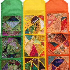 vide poche patchwork - anis