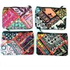 Pochette ethnique en patchwork artisanal