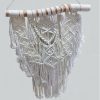 Macramé Mural a suspendre en coton blanc