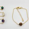 Bracelet Pierre semi-précieuse sur chaine dorée