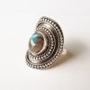 Bague ethnique en LABRADORITE