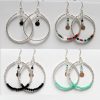 Boucle d'oreille en perles de verre