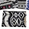 Grande Pochette en tissage IKAT ethnique