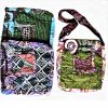 Sac pochon carre en patchwork d'Inde