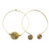 Collier torque ethnique en laiton