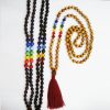 Mala en bois et chakra