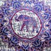 Tenture LOTUS ELEPHANT bleu 1.40x2.20m