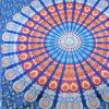 Tenture MANDALA BARMERI Bleue 1.40x2.20m-0