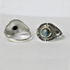 Bague bouclier LABRADORITE