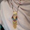 Collier Long Ethnique en perle Multicolore d’Inde