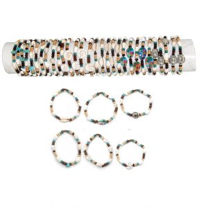 TUBE Bracelets en coco et coquillage