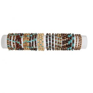 TUBE Bracelets en coco et turquoise