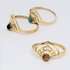 Bague doré OEIL de Tigre Leela