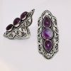 Bague ethnique Amethyste Aponi