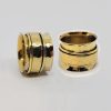 Bague Anti-stress Anneau tournant Doré