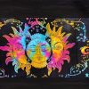 Tenture SUN MOON tie dye 2.40m x2.20m