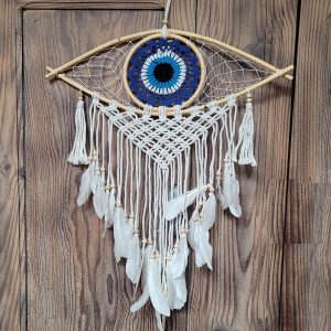 NAZAR MACRAMÉ en crochet blanc