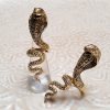 Bague cobra dorée