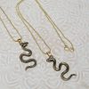 Collier serpent Ajar doré