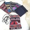 Pochette passeport en ikat d'Inde