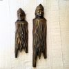 sculture BOUDDHA sur tronc en bois