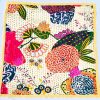 Housse de Coussin Fleurie Kantha