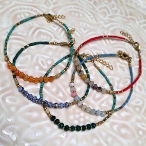 Bracelet pierre facettée naturelle