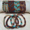 Bracelet Népalais Turquoise Marron