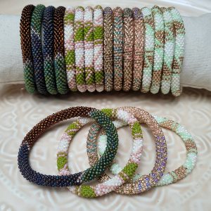 Bracelet Népalais Vert Clair