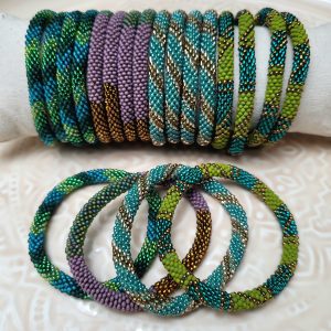 Bracelet Népalais Vert Foncé