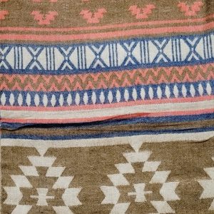 Châle du Népal motif Navajo