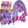 Grand foulard vague en rayonne