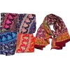 Grand foulard Elephant en rayonne