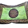 Tenture FLEUR de VIE verte 1.40m x2.20m