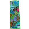 Tenture Murale patchwork de tissus recyclés indiens 0.50x1.20m