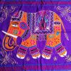 Tenture Murale broderie 1 éléphant 70x90