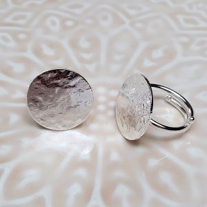 Bague argentée réglable Amy