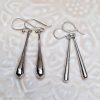 Boucles d'oreilles argentée Claudy