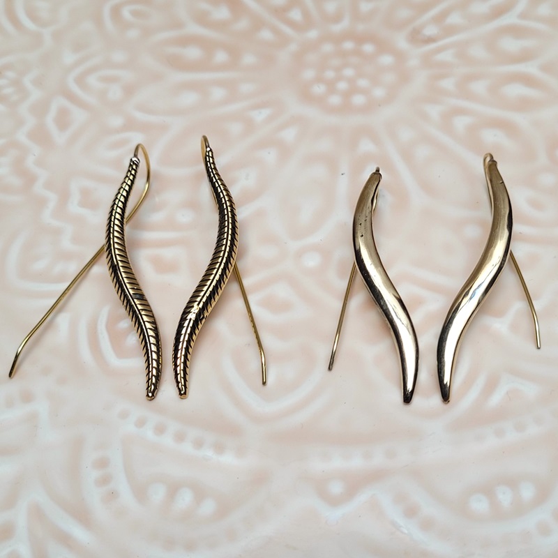 Boucles d'oreilles dorées Circé Boucles d'oreilles dorées Circé