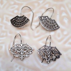 Boucles d'oreilles argentée Eve
