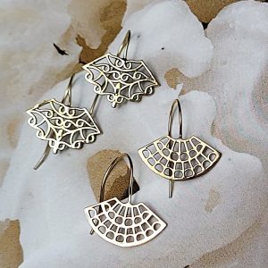 Boucles d'oreilles dorées Eve