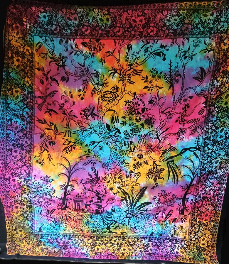 Tenture ARBRE de VIE multicolor 2,40x2.20m Tenture ARBRE de VIE multicolor 2,40x2.20m