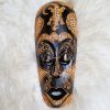 Masque Lézard Lombok en bois