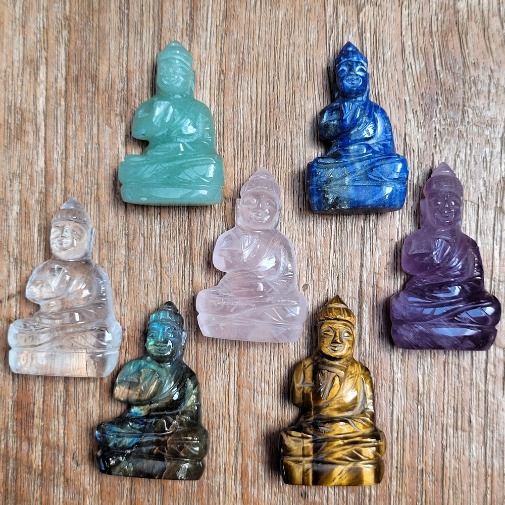 Bouddha en pierre véritable Bouddha en pierre véritable – Image 2