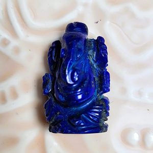 Ganesh en pierre véritable - lapis lazulis