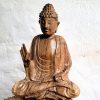 Bouddha méditation 20cm en bois
