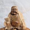 Bouddha Rieur 10cm en bois